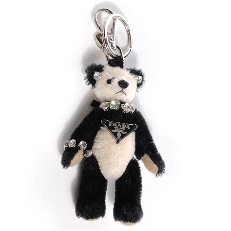 prada teddy bear keychain|prada keychains.